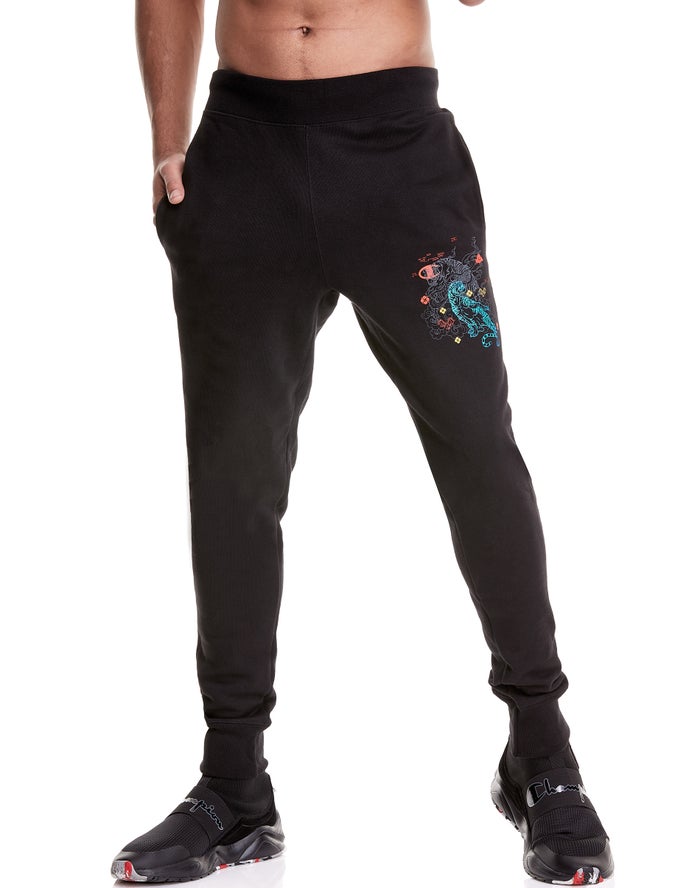 Champion Reverse Weave® Year Of The Tiger Joggingbroek Heren - Zwart - Belgie 5129AGEWM